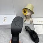 Christian Dior Women's Dio(r)evolution Heeled Slide Black For Women CD KCQ731CQC_S900