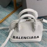 Balenciaga Ville Mini Handbag In White, For Women, Women's Bags 7in/18cm