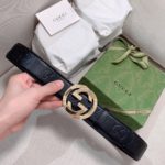 Gucci GG Marmont Reversible Belt Black, Women Belt