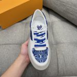 Louis Vuittion LV Ollie Richelieu Sneaker Blue For Men LV