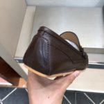 Gucci Men's Loafer With Interlocking G Horsebit Dark Brown For Men ‎655519 1XO00