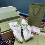 Gucci Men's Rhyton Sneakers With Lighton Hawaii White Ivory For Men 552851 DRW00 1000