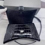 Balenciaga Hourglass Small Handbag In Black, For Women, Women's Bags 9in/23cm