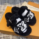 Louis Vuitton Women's Paseo Flat Comfort Mule Black For Women LV 1AACR8