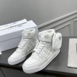Prada Adidas For Prada Re-Nylon Forum High Top Sneakers White For Women 1.6in/40mm PRD 2TG193_3LJX_F01CD