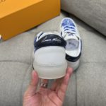 Louis Vuittion LV Ollie Richelieu Sneaker Blue For Men LV