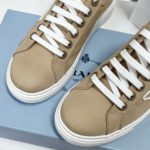 Prada Macro Re-Nylon And Brushed Sneakers Brown For Women 1.2in/30mm PRD