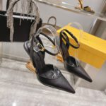 Fendi First Black High-Heeled Slingbacks For Women 8J8367NA7F0QA1