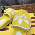 Gucci x Adidas Men's Sandal With Platform And GG Yellow For Men 702398 UU010 7171