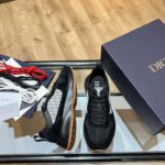 Christian Dior Women's B25 Runner Sneaker Black For Women CD