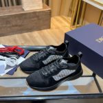 Christian Dior Women's B25 Runner Sneaker Black For Women CD