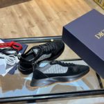 Christian Dior Women's B25 Runner Sneaker Black For Women CD