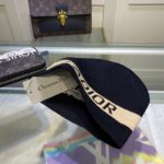 Dior Pompom Beanie In Black