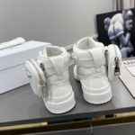 Prada Adidas For Prada Re-Nylon Forum High Top Sneakers White For Women 1.6in/40mm PRD 2TG193_3LJX_F01CD