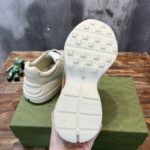 Gucci Women's Rhyton Sneaker With Cat Print Ivory White For Women ‎699293 DRW00 9522