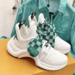Louis Vuitton Women's LV Archlight Sneaker White And Green For Women LV 1AACUO