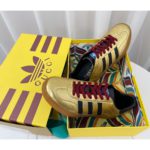 Gucci x Adidas Women's Gazelle Sneaker Metallic Gold For Women 707847 AAA2M 8043