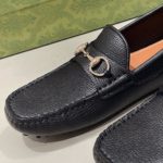 Gucci Men's Horsebit Driver Black For Men ‎674254 UDU00 1000
