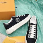 Louis Vuitton Women's Time Out Sneaker Blue For Women LV 1AADMG