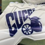 Gucci Women's Rhyton Sneakers With Lemon Gucci White Ivory For Women ‎684899 DRW00 9522