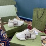 Gucci Men's Rhyton Sneakers With Logo 1921 Gucci White Ivory For Men ‎684896 DRW00 9522