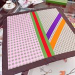 Gucci Geometric GG Print Twill Beige and Dark Green Scarf 90cm/35in ‎682469 3G001 9766