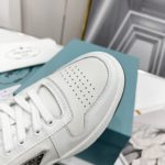 Prada Downtown Perforated Sneakers White/Black For Women 1.2in/30mm PRD 1E792M_3LJ6_F0964_F_030