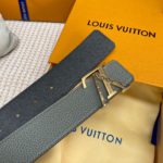 Louis Vuitton Iconic Reversible LV Belt Grey LV Women Belt