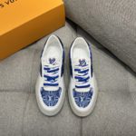 Louis Vuittion LV Ollie Richelieu Sneaker Blue For Men LV