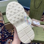 Gucci Men's Rhyton Sneakers With Lighton Hawaii White Ivory For Men 552851 DRW00 1000