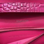 Balenciaga Hourglass Handbag In Dark Pink, For Women, Women's Bags 9.8in/25cm