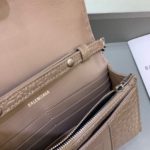 Balenciaga Downtown Small Shoulder Bag With Chain Brown, For Women, Women's Bags 11.8in/30cm
