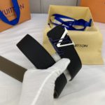 Louis Vuitton Iconic Reversible LV Belt Black LV Women Belt