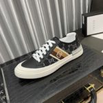 Gucci Men's GG Embroidery Sneaker With Web Black For Men