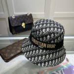 Christian Dior Dioresort Big Brim Hat Black Hat