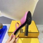 Fendi First Dark Pink High-Heeled Sandals For Women
