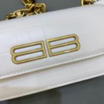 Balenciaga Gossip Small On Chain Shoulder Bag White, For Women, Women's Bags 7.4in/19cm