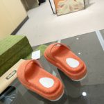 Gucci Women's GG Platform Sandal Orange For Women GG ‎700599 U2O00 7519
