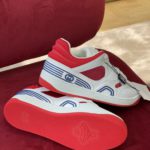 Gucci Men's Sneaker Gucci Basket Donna White Red Demetra For Men ‎697882 2SHJ0 9090