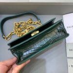 Balenciaga Gossip Small On Chain Shoulder Bag Dark Green, For Women, Women's Bags 7.4in/19cm