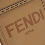 Fendi Sunshine Shopper Light Brown Mini Bag For Woman 13cm/5in
