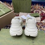 Gucci Men's Rhyton Sneakers With Lighton Hawaii White Ivory For Men 552851 DRW00 1000