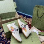 Gucci x Disney Women's Rhyton Sneaker With Mickey Mouse White Ivory For Women 602049 DRW00 9522