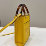 Fendi Sunshine Shopper Yellow Mini Bag For Woman 13cm/5in