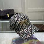 Christian Dior Jack Dior Baseball Cap Black Cap