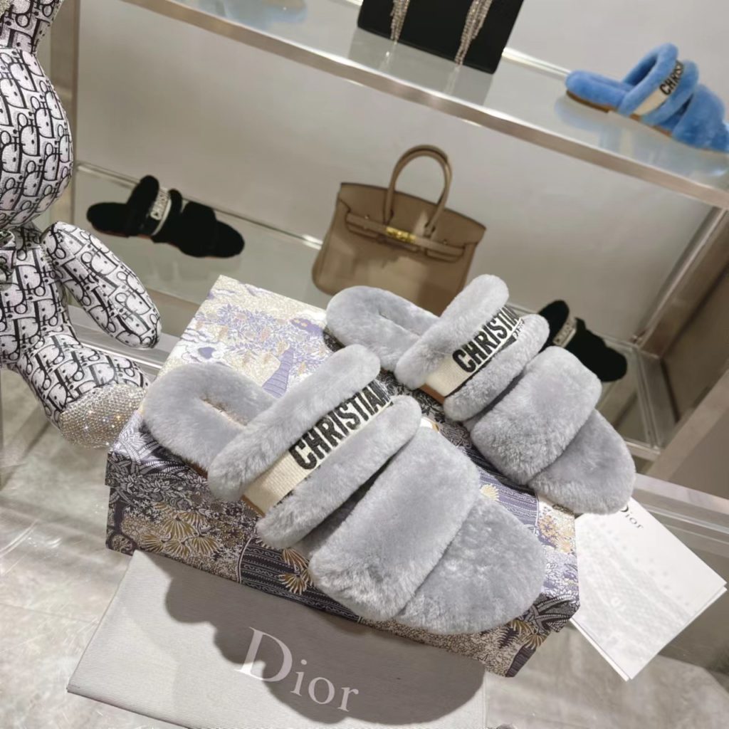 Christian Dior Women's Dior Chez Moi Slide Gray For Women CD