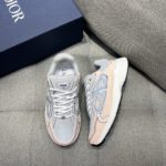 Christian Dior Women's B30 Sneaker Gray Mesh And Light Pink For Women CD