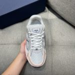 Christian Dior Women's B30 Sneaker Gray Mesh And Light Pink For Women CD