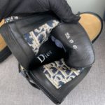 Christian Dior Women's Dior With Oblique Jacquard Ankle Boot Brown For Women CD