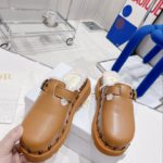 Christian Dior Women's Diorquake Clog Brown For Women CD